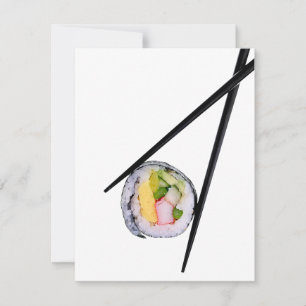 Sushi et baguettes noires sushi, baguettes, ric