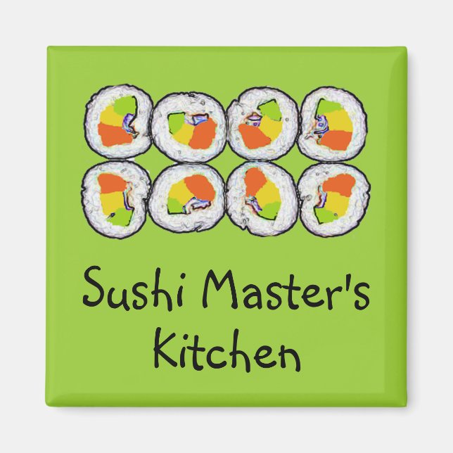 Sushi Master's Magnet (Devant)