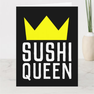 SUSHI QUEEN ANNIVERSAIRE SA CARTE DE RECONNAISSANC