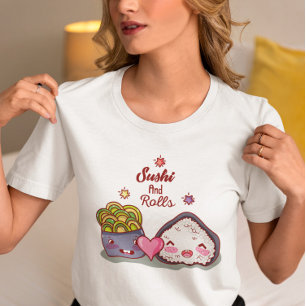 Sushi Trouve Rolls Kawaii Sushi T-Shirt