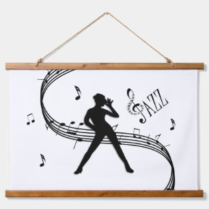 Suspendue Danse de Jazz accrochant la tapisserie