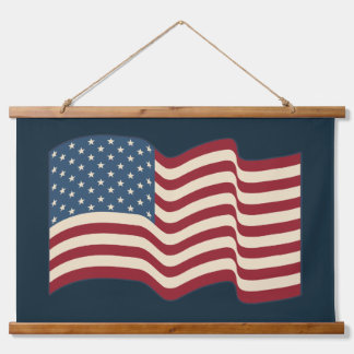 Suspendue Drapeau Rustique Américain Mur Art Tapisserie