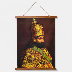 Suspendue Haile Selassie SA Majesté Jah Rastafari Tapisserie