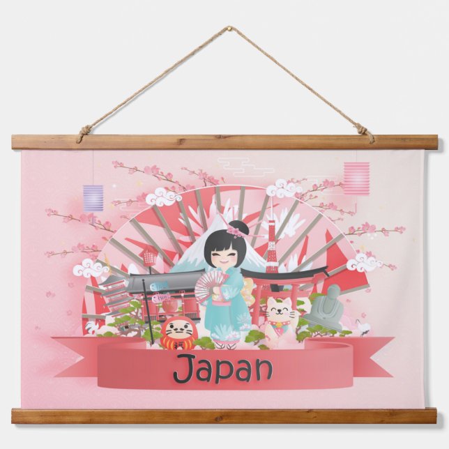Suspendue Japon Percées de tapisserie (Devant)
