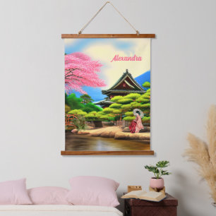 Suspendue Jardin japonais Paysage suspendu tapisserie