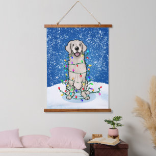 Suspendue KiniArt Golden Retriever accrochant la tapisserie