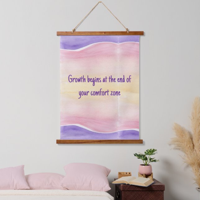 Suspendue La croissance commence à bois tapissé tapisserie m (Chambre à coucher)