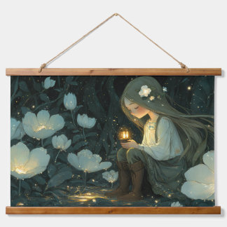 Suspendue La Lanterne d'Elowen — Tapisserie du Creux Enchant