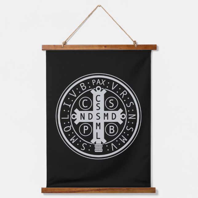 Suspendue Médaille de la Tapisserie St. Benedict (Recto)