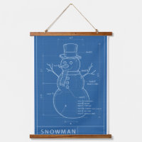 Plan de bonhomme de neige en tapisserie — Impressi
