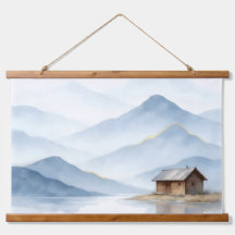 Serenity Peaks — Tapisserie de paysage de montagne