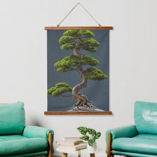 Suspendue Tapisserie Bonsai