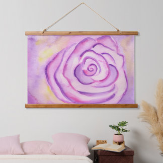 Suspendue Tapisserie d'art mural Rose violet
