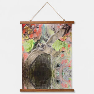 Suspendue Tapisserie d'art - Pueo