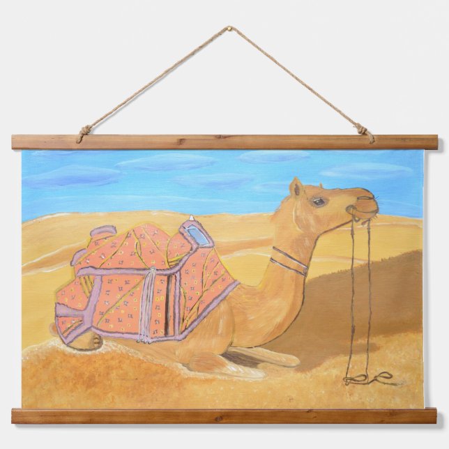 Suspendue Tapisserie de Arabian Camel (Devant)