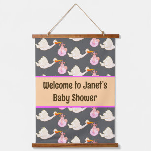 Suspendue tapisserie de baby shower