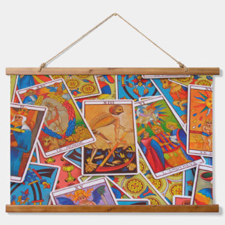 Suspendue tapisserie de cartes tarot