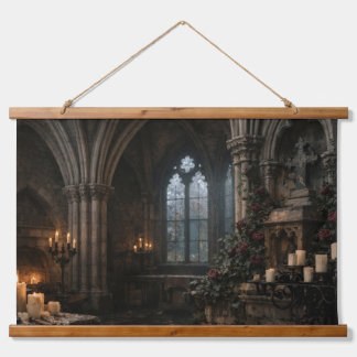 Suspendue Tapisserie de la chapelle hantée aux chandelles