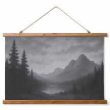 Tapisserie de paysage de montagne