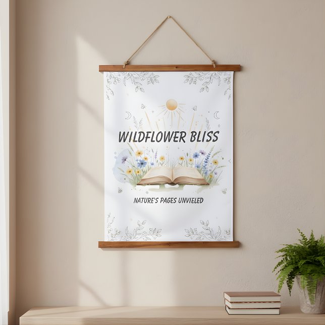 Suspendue Tapisserie Fleurs de Jour de Pique-Nique (Picnics and Flowers Tapestry)