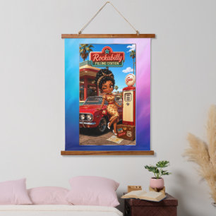 Suspendue Tapisserie Gloria Chibi Rockabilly Aurore