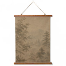 Tapisserie Vintage Bois Brumeux