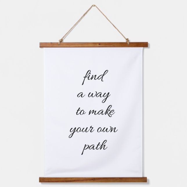 Suspendue Votre propre chemin de bois tapissé tapisserie mur (Recto)