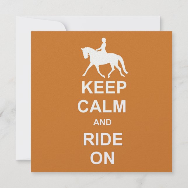 SUSPENSION KEEP CALM 5.25 x 5.25 carte (Devant)
