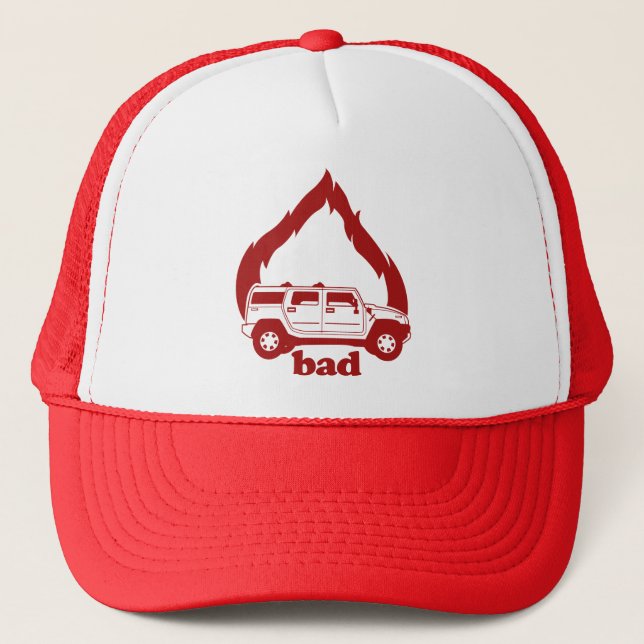 SUVs brûlant est mauvais casquette (Devant)