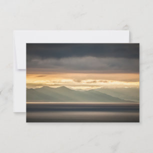 Svalbard Sunset carte photo Paysage