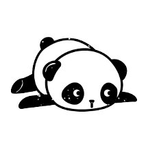 Cute Panda Bears Design