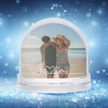 Personalized Photo Snow Globes Collection