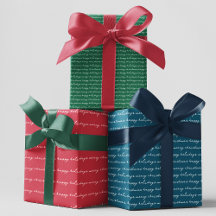 Christmas Holiday Gift Wrap