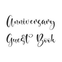 Anniversary Fingerprint Guest Book