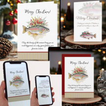 Trout Fishing Christmas Cards & Gifts