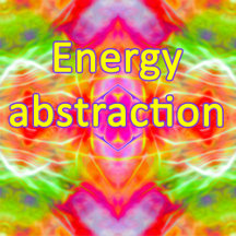 Energy abstraction - pink, red, green