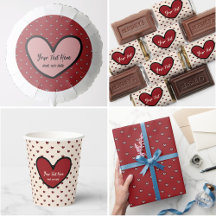 Stylist Sweet Heart_Party Supplies Theme Template
