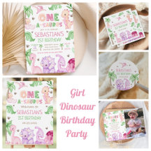 Girl Dinosaur Birthday Party