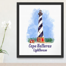 Watercolor Lighthouses