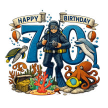 Scuba 70th Birthday 