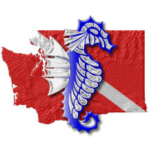 SeaHorse Dive Club Logo Gear