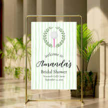 Golf Club Bridal Shower