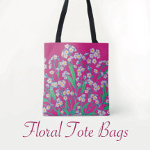 Floral Tote Bags