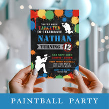 PAINTBALL BIRTHDAY FOR KIDS & BOYS