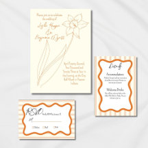 Daffodil Yellow Spring Invite Suite