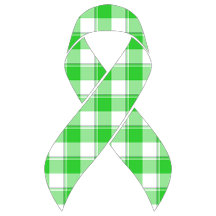Non-Hodgkin's Lymphoma Awareness Plaid, Lime Green
