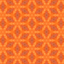 Beautiful Orange Six Pointed Star Pattern