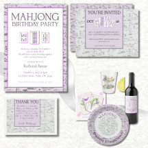 Mahjong Birthday Party