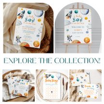  Outer Space Boy Themed Baby Shower