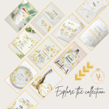 Main Squeeze Lemon Floral Eucalyptus Bridal Shower